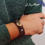 دستبند حدید عین علی طلایی