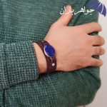 دستبند لاجورد افغانی اصل چرمی